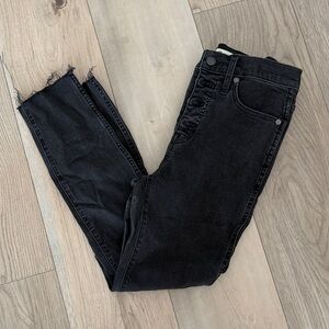 Madewell Women's Black 10” High Rise Skinny Jeans